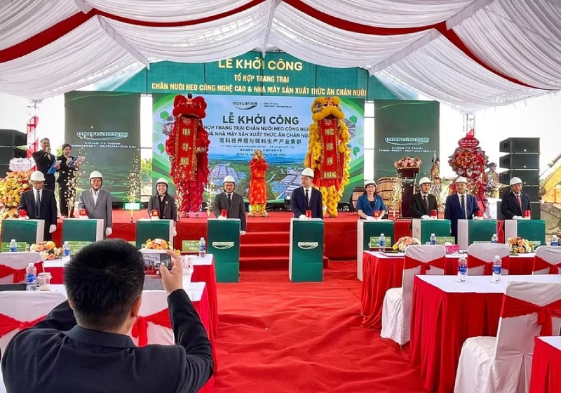 Khởi công tổ hợp chăn nuôi heo 3.615 tỷ đồng tại xã Pờ Tó